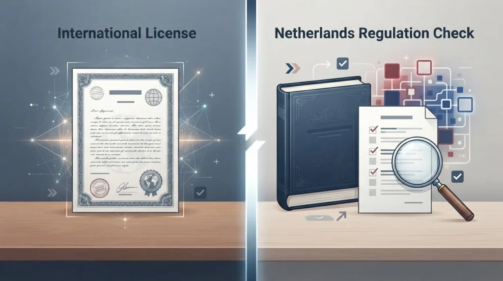 Neutrale vergelijking tussen een internationale goklicentie en Nederlandse Koa-regels